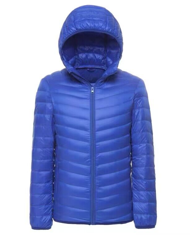 Lightweight Windproof Hooded Puffer Down Jacket - Thumbnail 2