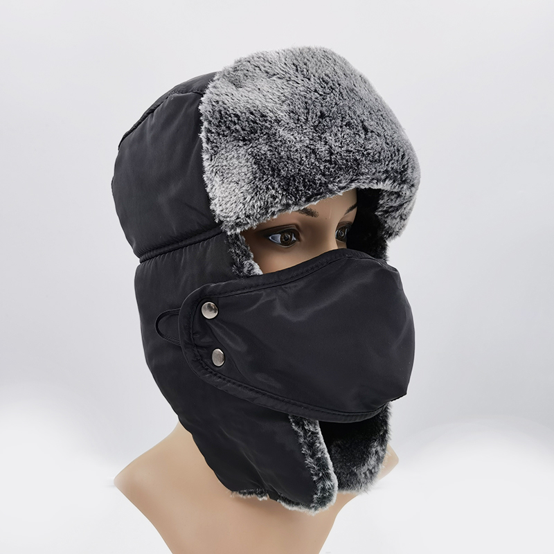 Winter Expedition Bomber Hat with Fur Lining - Thumbnail 4