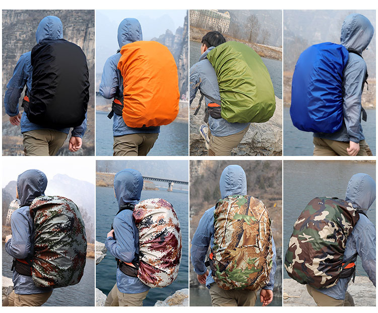 Water-Resistant Backpack Rain Cover – Outdoor Hiking & Camping Protector (80–100L) - Thumbnail 3