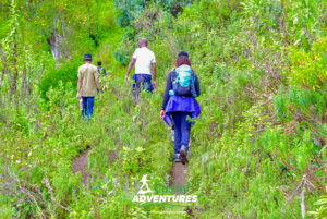 Aberdare trail to Mount Kipipiri summit