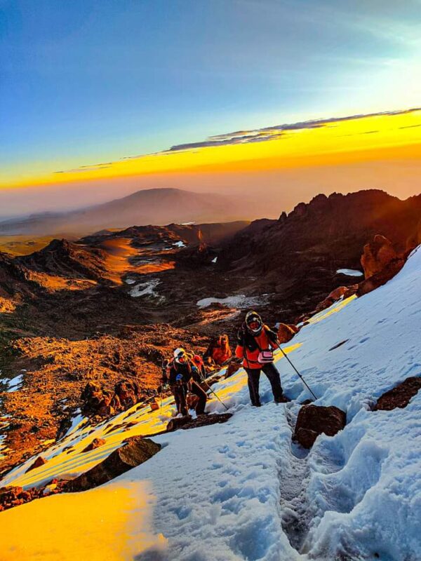 Uhuru Peak From a distance