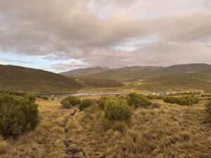 Lake Ellis on Mount Kenya
